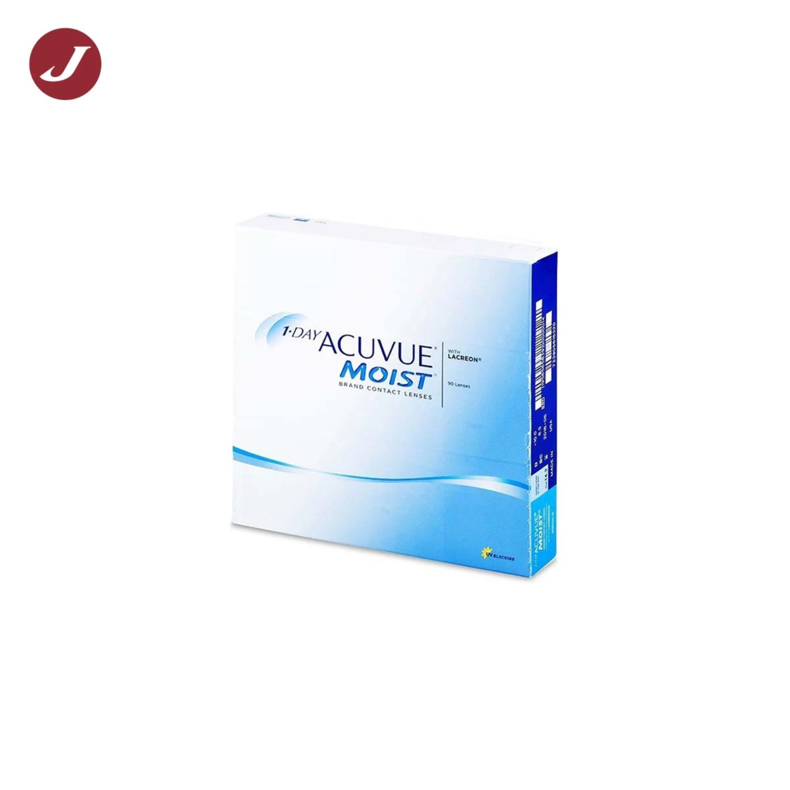 1-Day Acuvue Moist عبوة من 90 عدسة