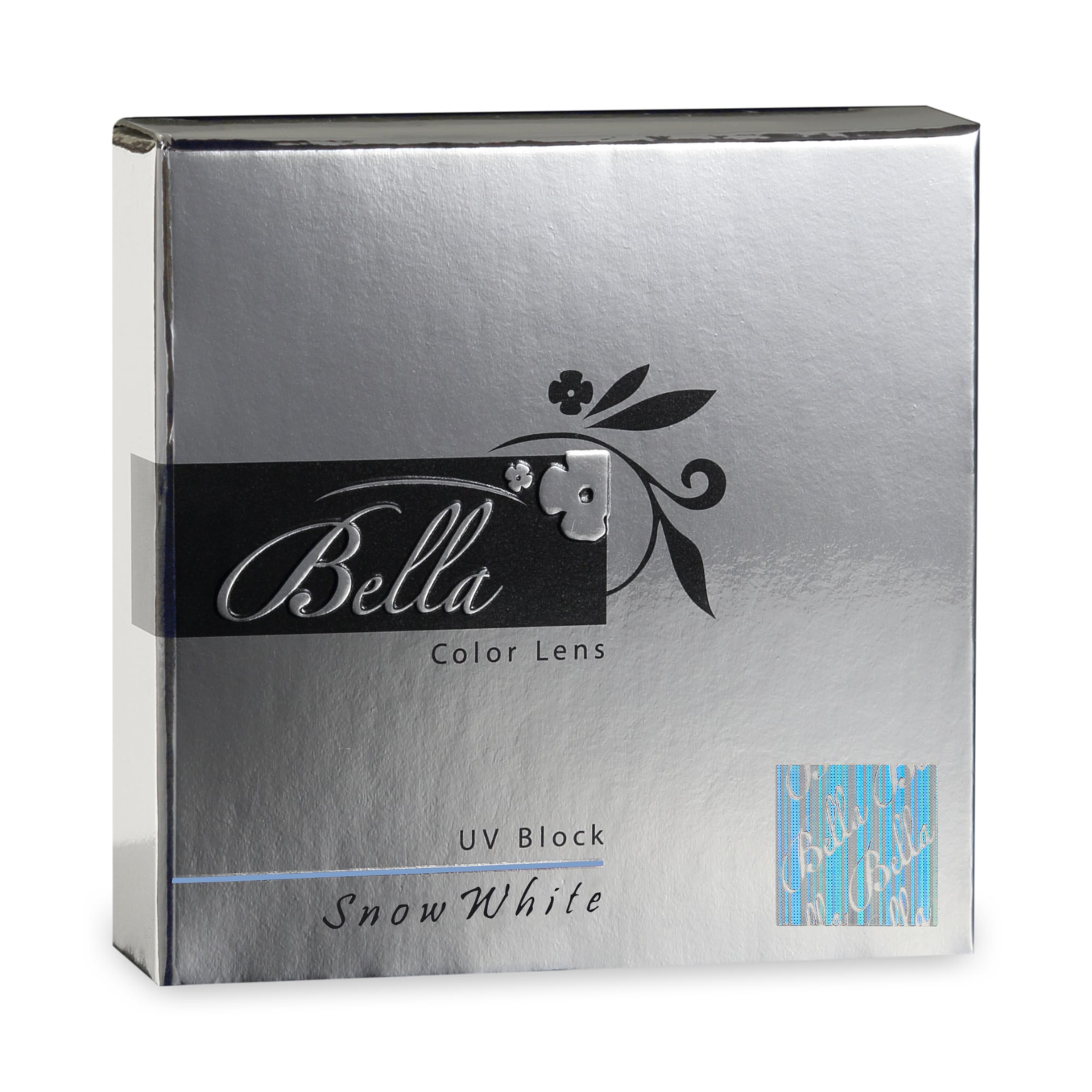 Bella Snow White Satin Gray
